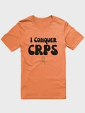 Orange Edition- Bold 'I Conquer CRPS' Super Soft T-Shirt (Unisex) product image (3)