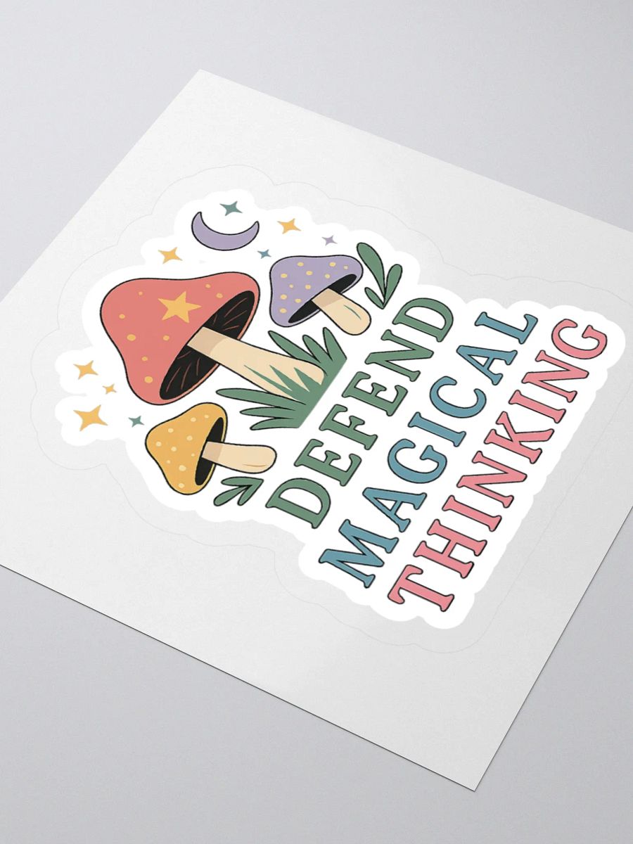 Defend Magical Thinking Sticker product image (3)
