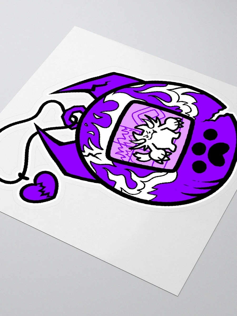 Heartbreaker Virtual Meow // Sticker - Purple 2 product image (3)