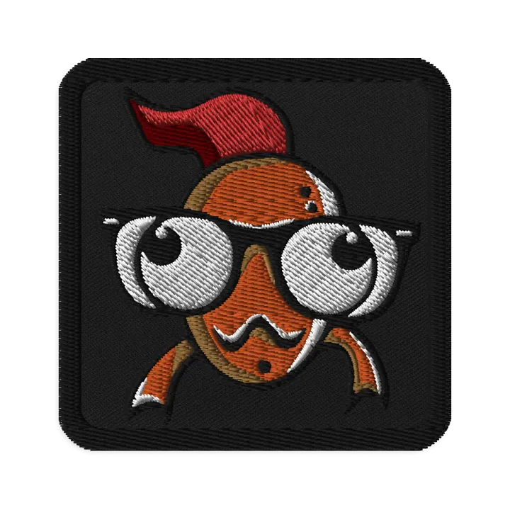 FEESH Logo Square Patch [black border] product image (1)