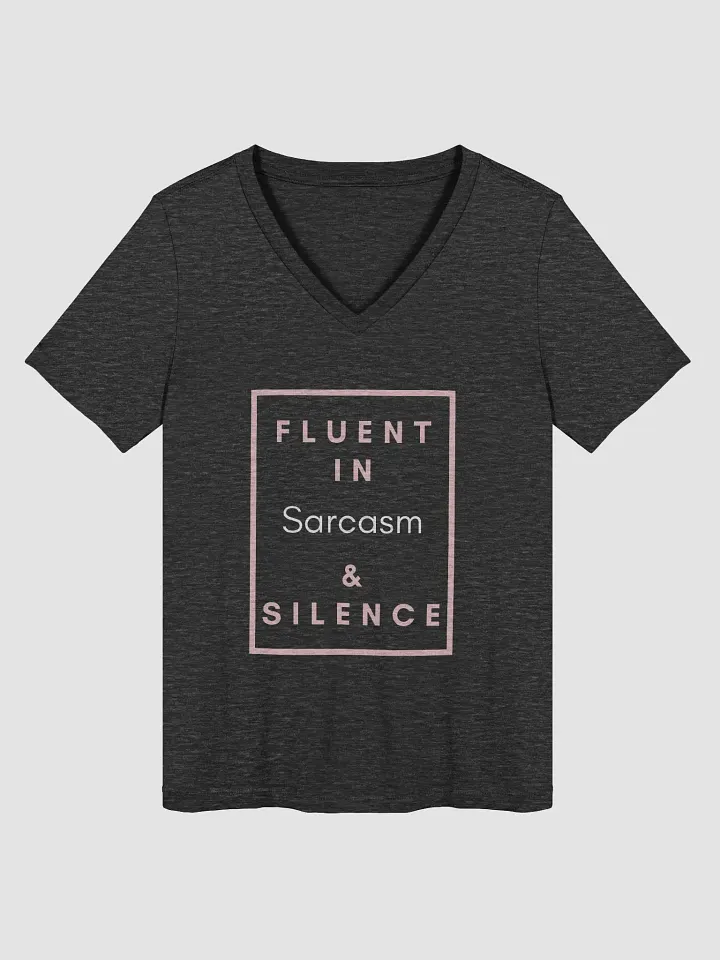 Sarcastic Silence V-Neck Tee product image (1)