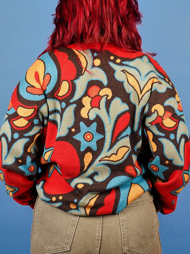 Botanical Wallpaper Sweater - Chili product image (2)