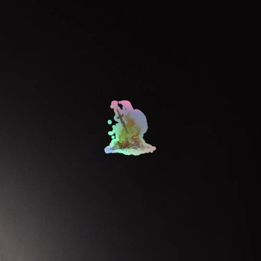 Bonfire Holographic Sticker product image (8)