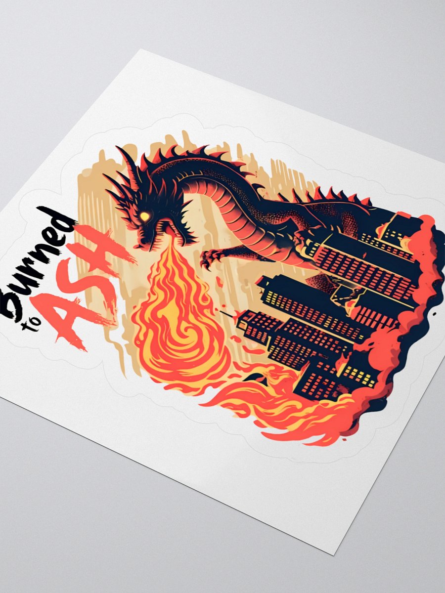 Fiery Dragon Destruction | 'Burned to Ash' Art Print product image (8)