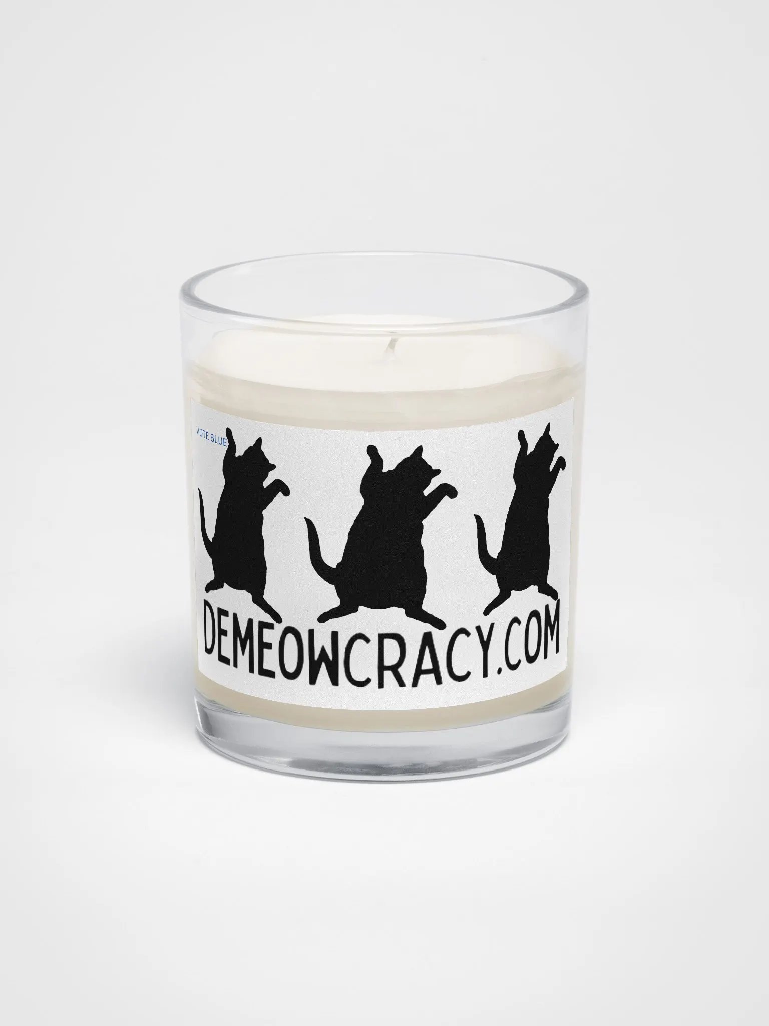 Demeowcracy Dancing Black Cats Trio Soy Wax Candle product image (2)