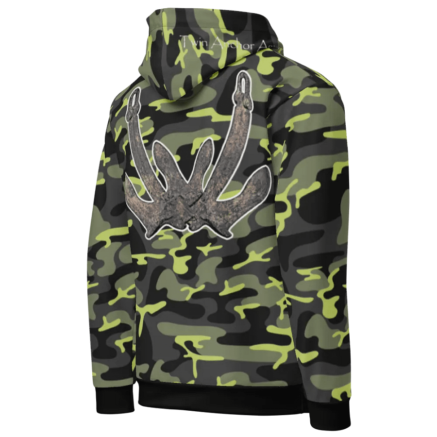Green Camouflage Anchor Hoodie product image (6)