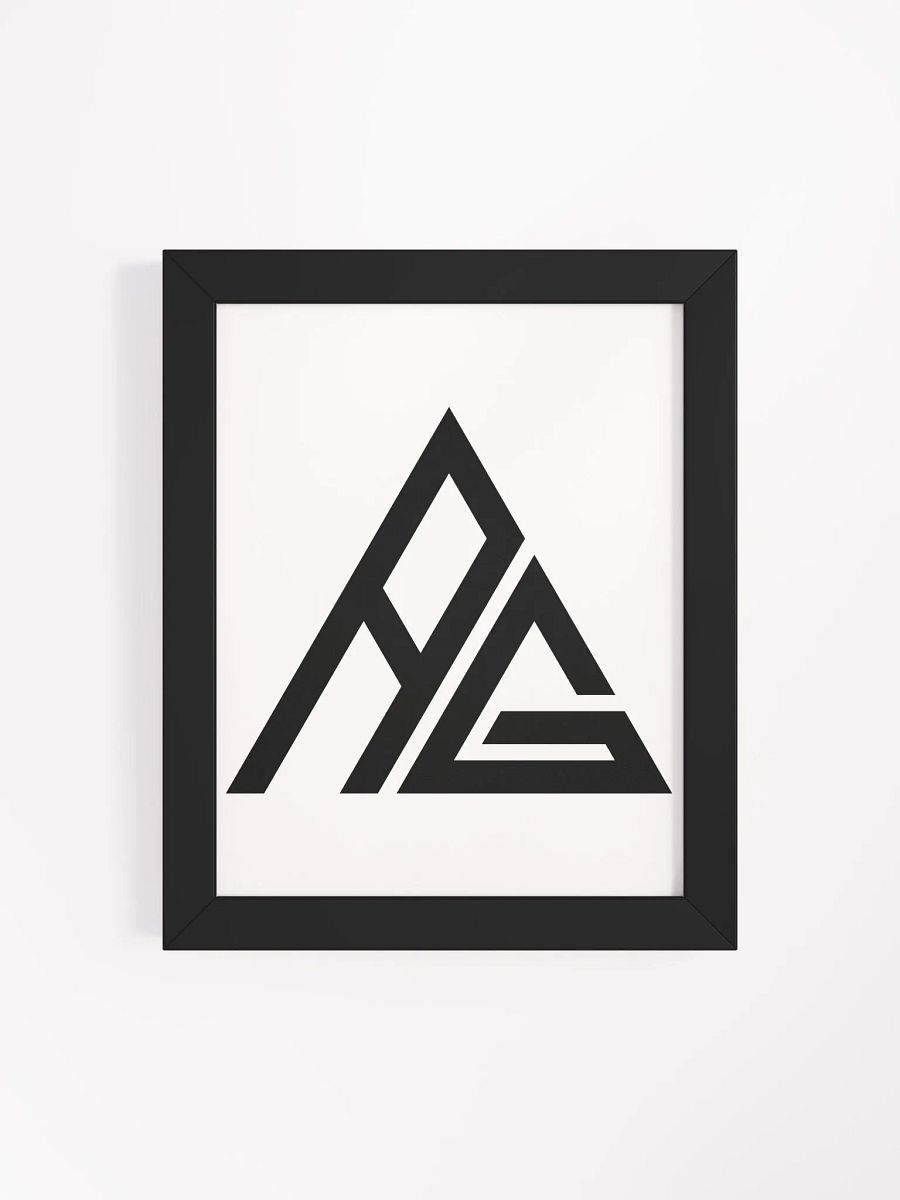 AG Signature Logo Framed Print product image (10)