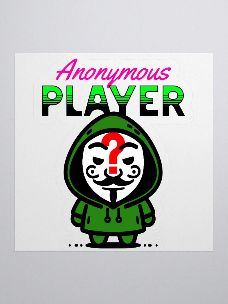 Anonymous Player Sticker