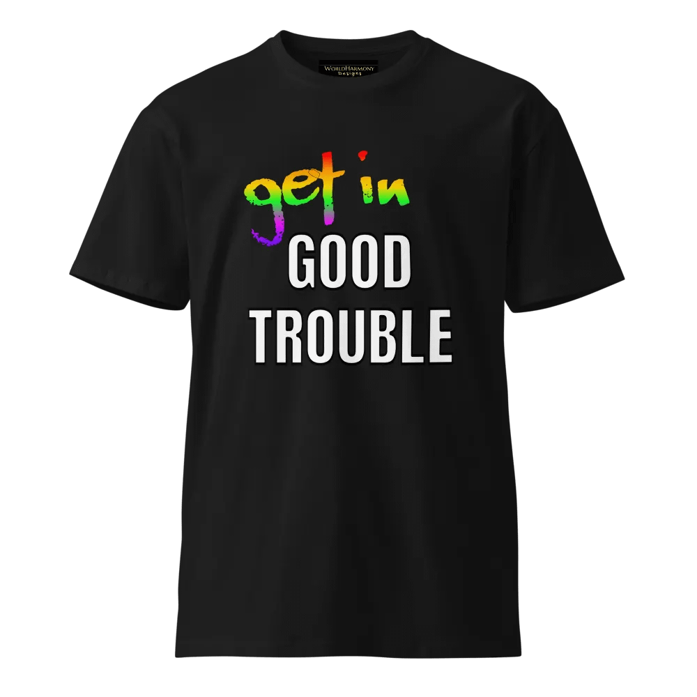 Good Trouble Rainbow T-Shirt product image (1)