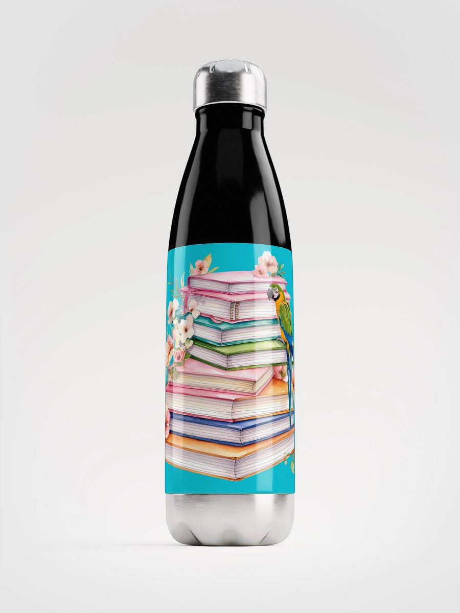 piled books steel water bottle product image (6)
