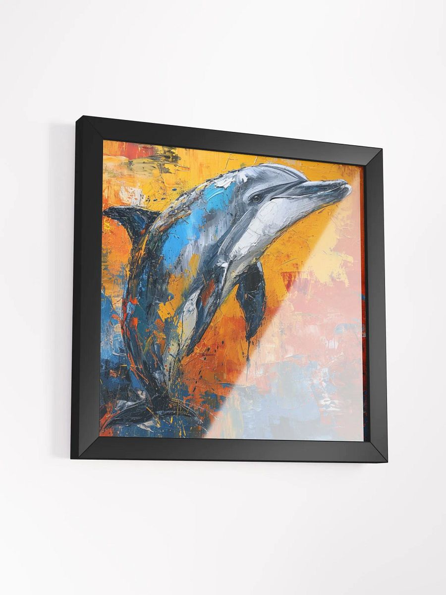 Abstract Dolphin: Neo-Expressionist Art product image (3)
