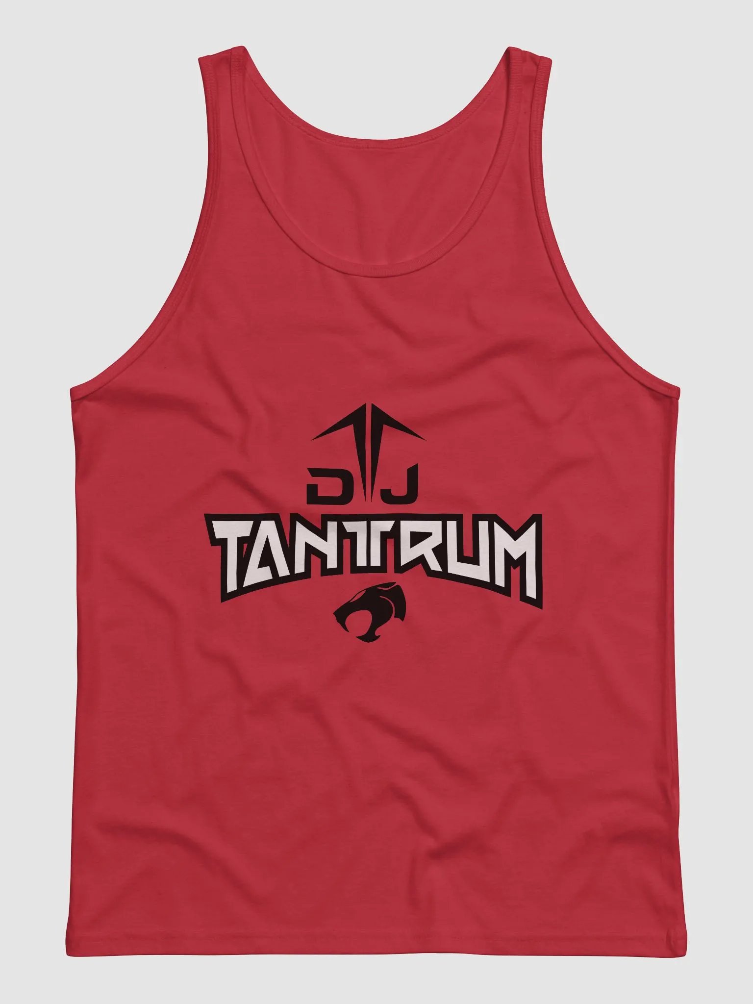 DJ TanTrum Tank Top (Black & White Logo) product image (1)