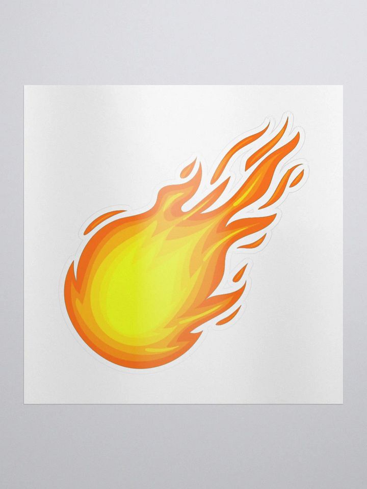 Fireball Kiss-Cut Sticker product image (1)