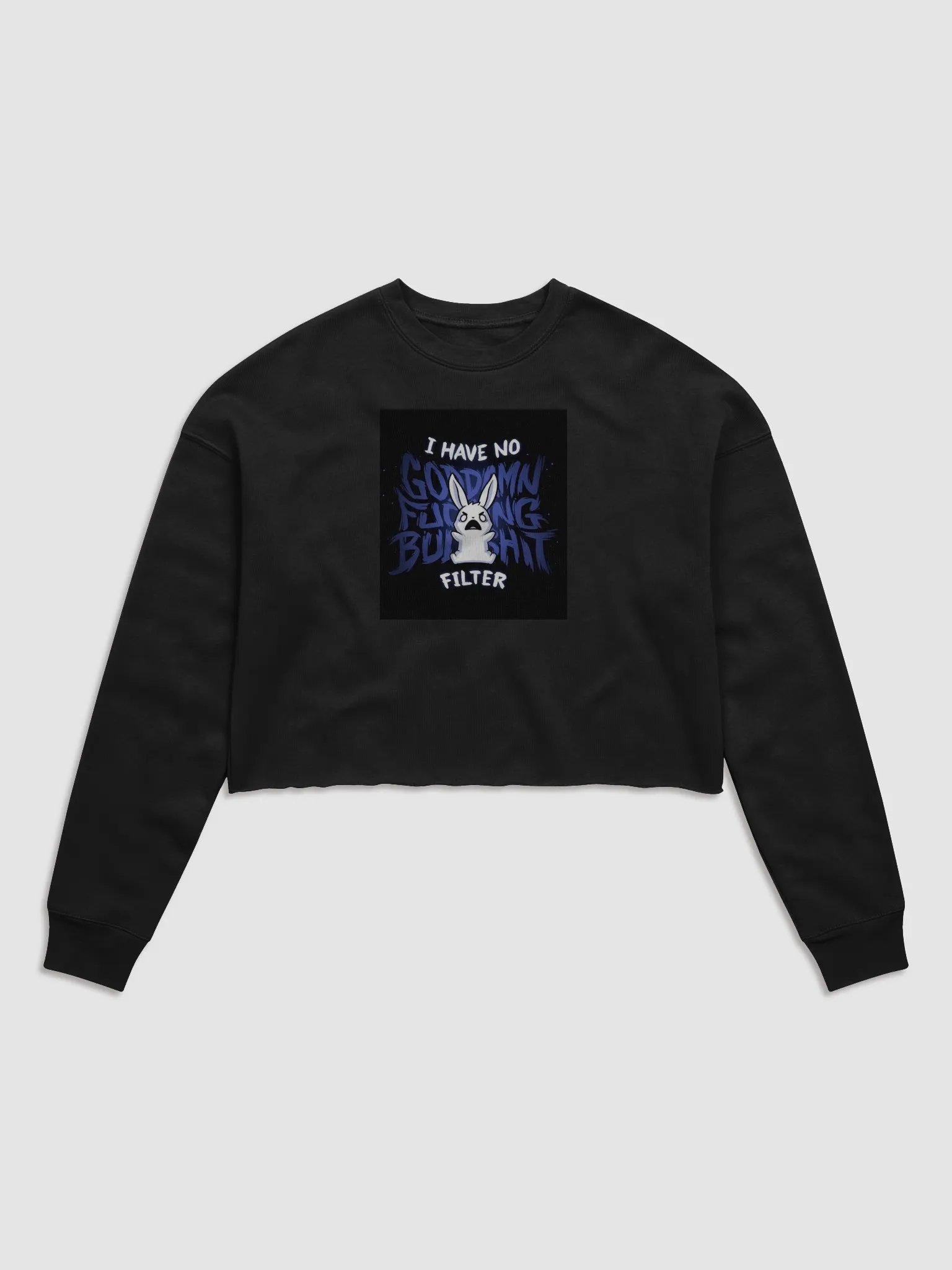 Unfiltered Rabbit Women's Crop Sweatshirt product image (5)