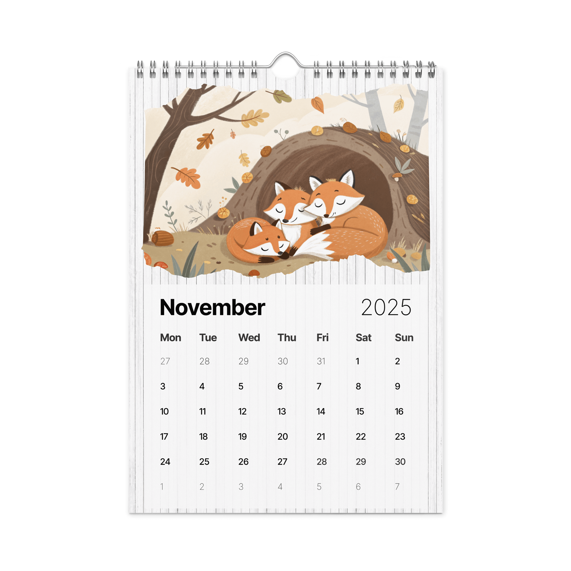 ADORABLE ANIMALS WALL CALENDAR 2026 product image (11)