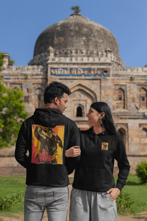 Retro Black Labrador Hoodie product image (5)
