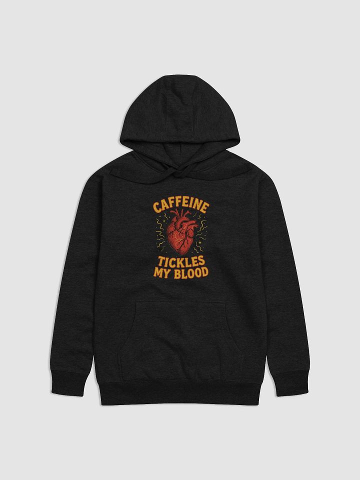 Caffeine Tickles My Blood (Anatomical Heart) Hoodie product image (1)