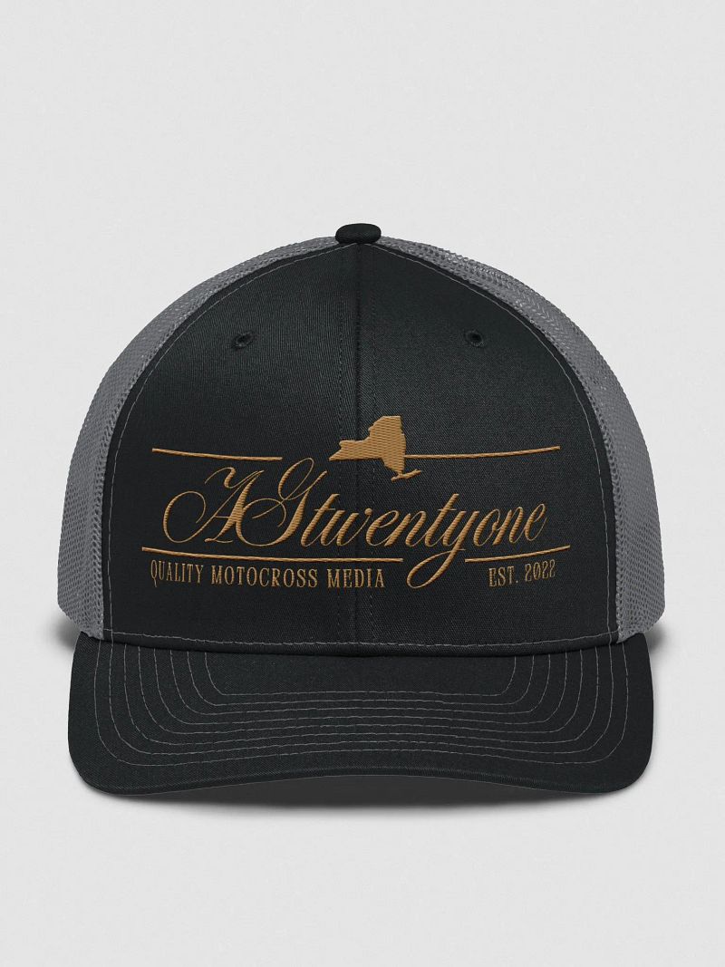 AG21 Script Trucker Hat (Brown)