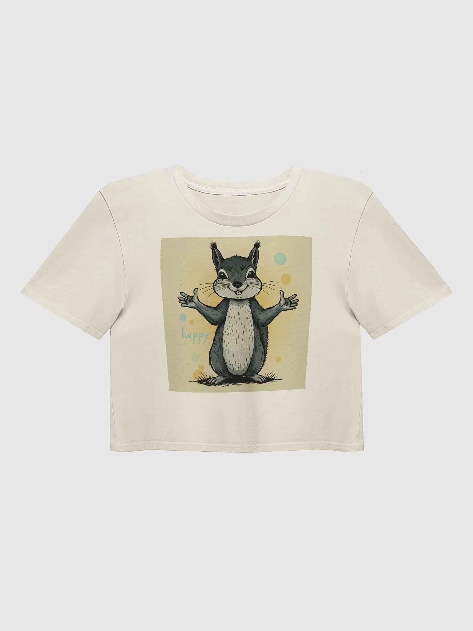 Happy Squirrel Women's Crop Top product image (1)