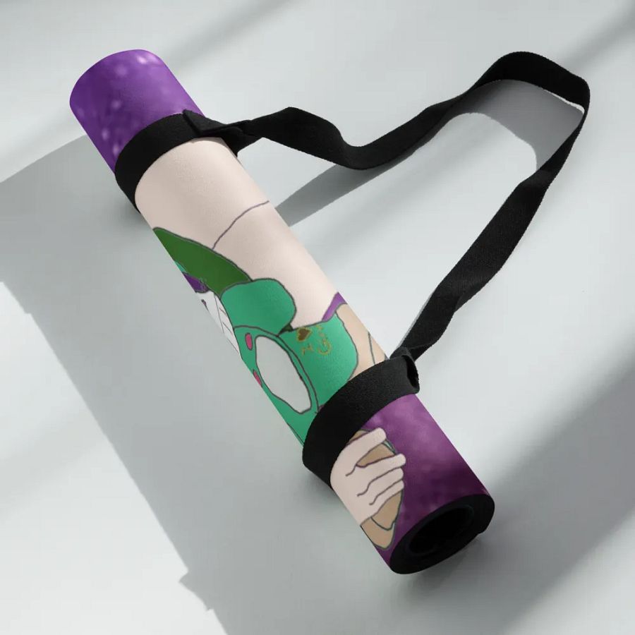 Leafy Van Gogh's Garfsona Daki Yoga Mat product image (6)