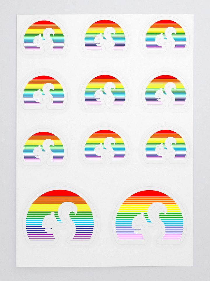 Squirrel Pride Stickers product image (1)