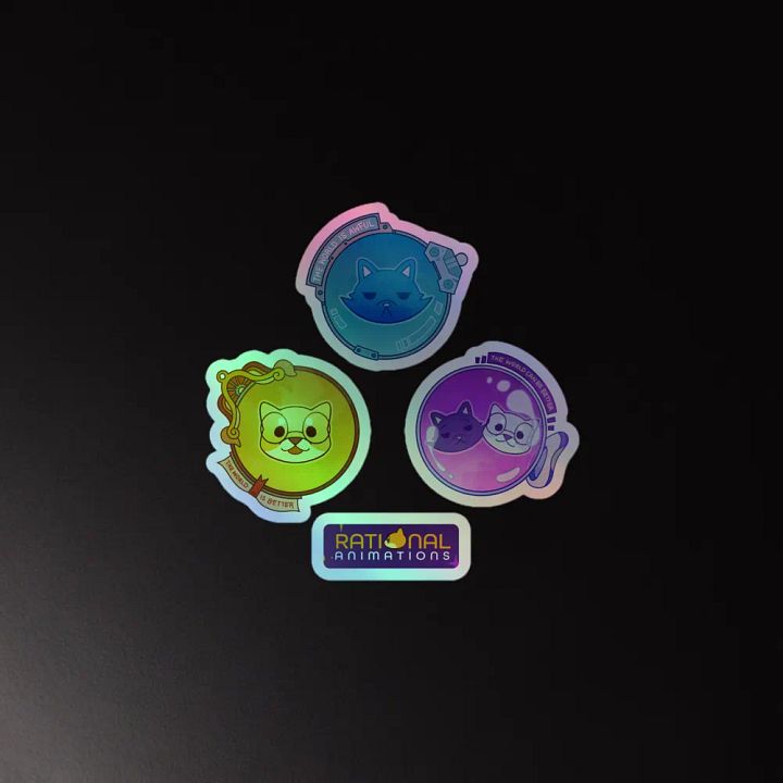 The World Can Be Better - Holographic Sticker Set product image (2)