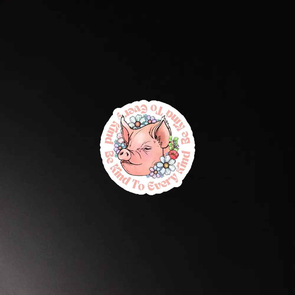 Pinky 'Be Kind To Every Kind' Die-Cut Magnet product image (4)