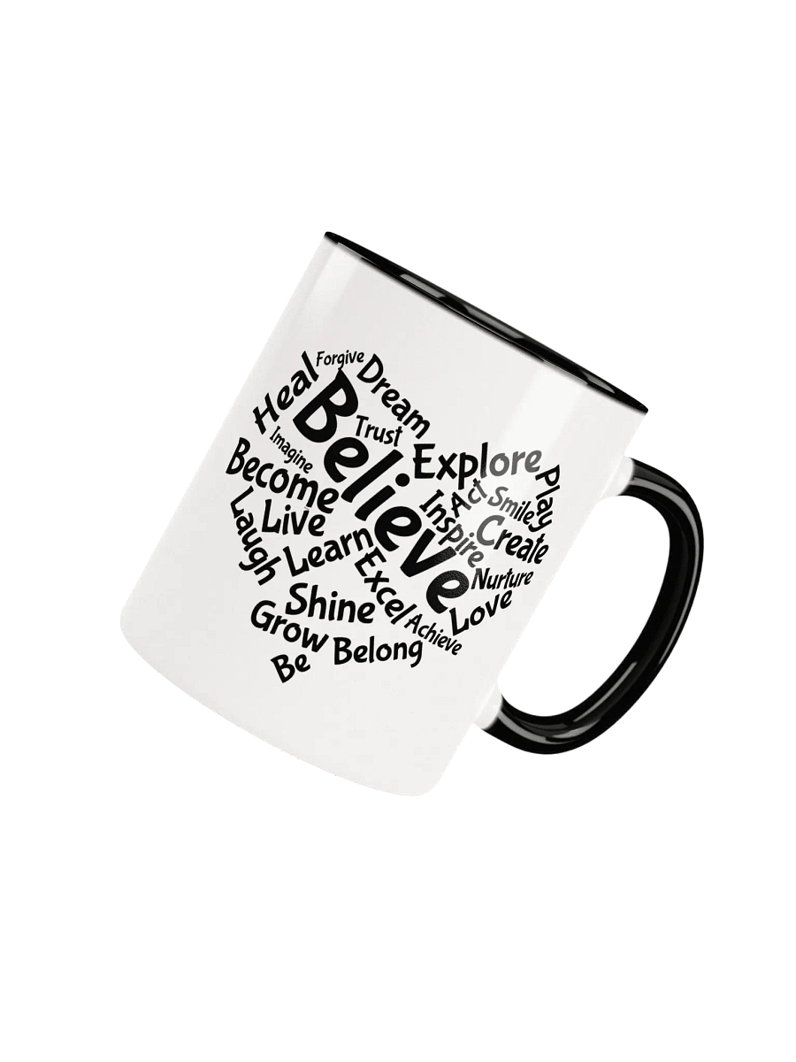 Motivational Heart Word Cloud Mug - with black inner product image (5)