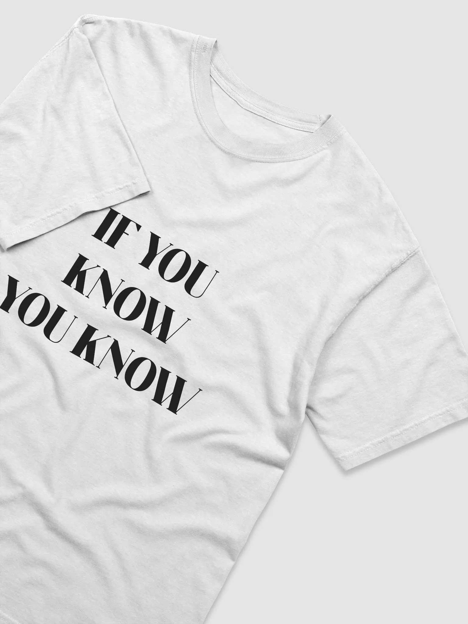 IF YOU KNOW,YOU KNOW(BLACK PRINT) product image (3)