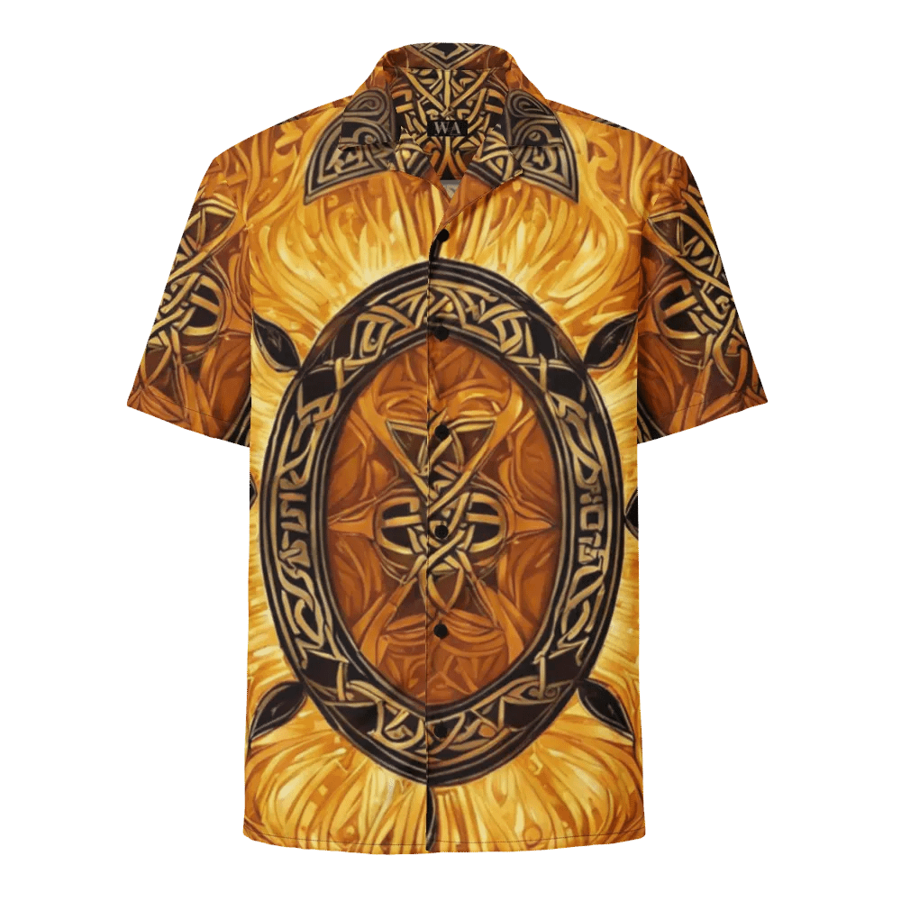 Fiery Symbology Hawaiian Shirt product image (2)