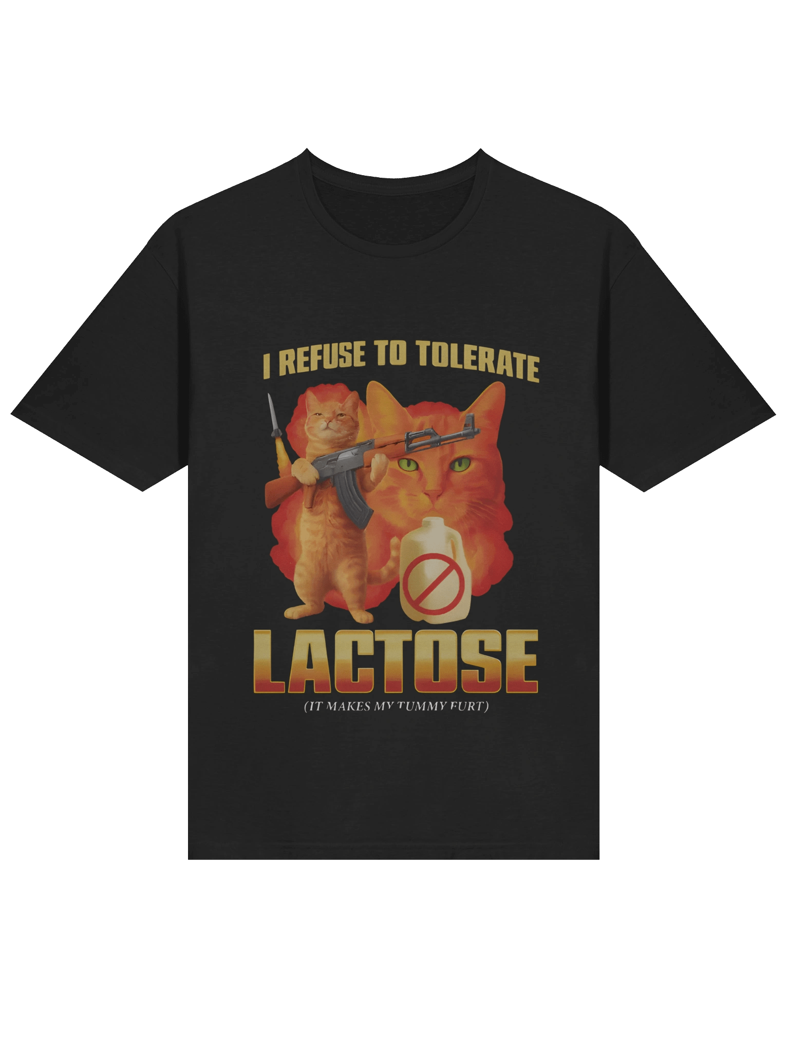 I Refuse To Tolerate Lactose It Makes My Tummy Hurt Shirt product image (2)
