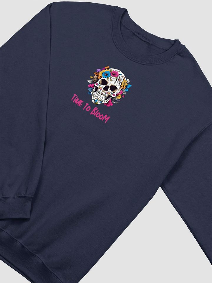 Blossoming Skull Crewneck Sweatshirt product image (12)