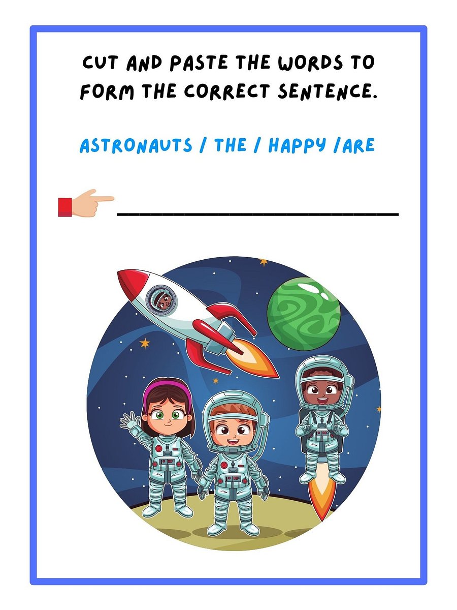 Galaxy Tracing & Rhyming Fun Worksheets product image (4)