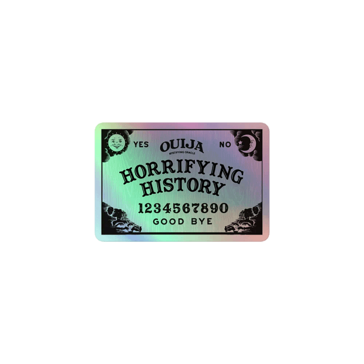 Horrifying History Holographic Sticker product image (1)