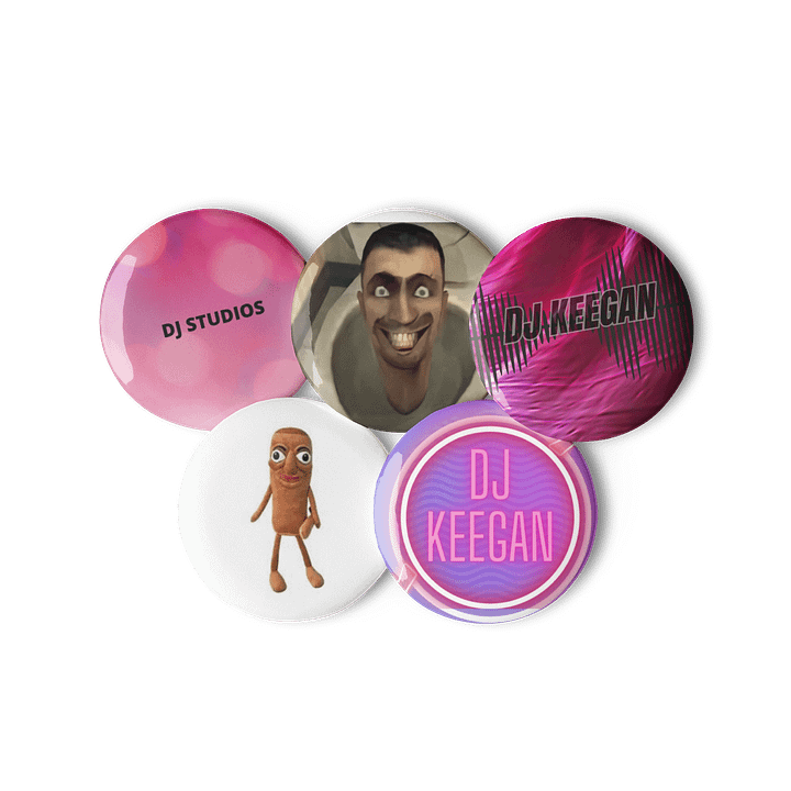 Neon Euphoria Pin Buttons Set product image (3)