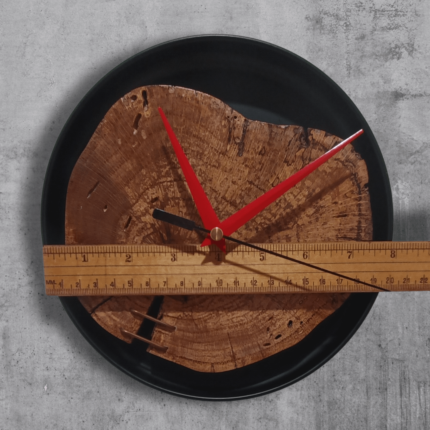 Metal & Oak Wall Clock product image (4)