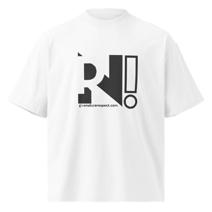 RN! Organic Unisex White Oversized Tee product image (1)