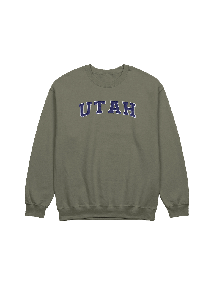 Utah Vintage Stylish Embroidery Classic Crewneck Sweatshirt product image (1)