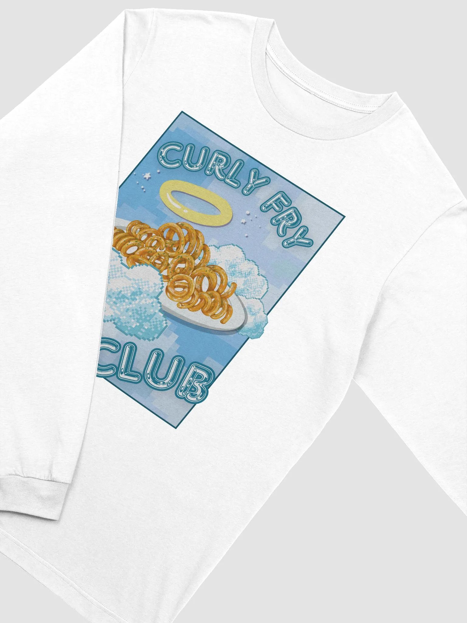 CURLY FRY CLUB supersoft long sleeve tee product image (3)