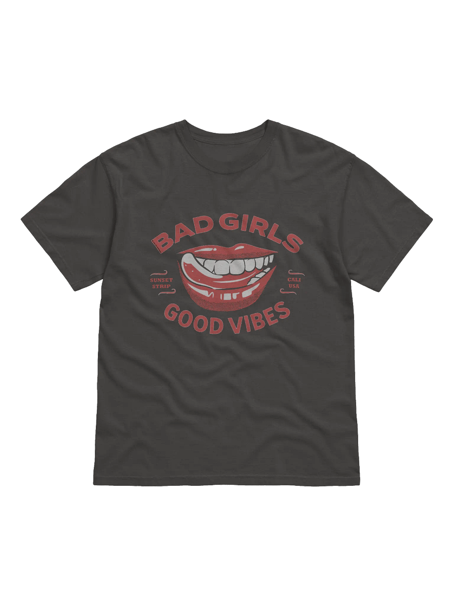 Bad Girls, Good Vibes Lips Drill T-Shirt product image (2)