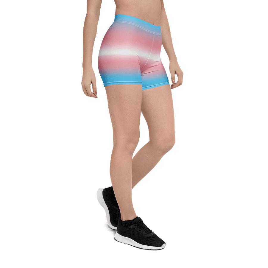 Trans Pride Gradient Bike Shorts product image (6)