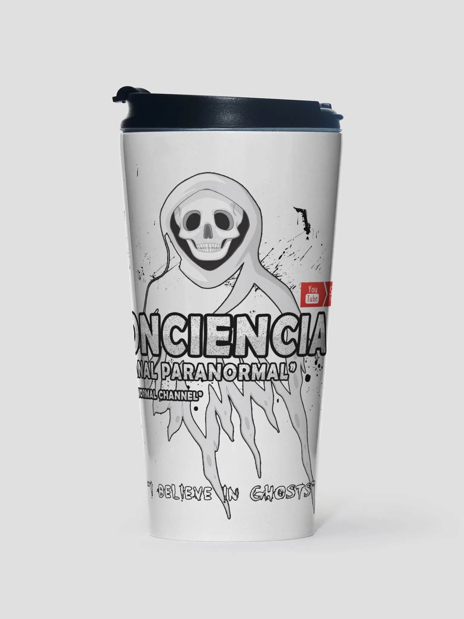 Spooky Paranormal Stainless Steel Travel Mug product image (1)