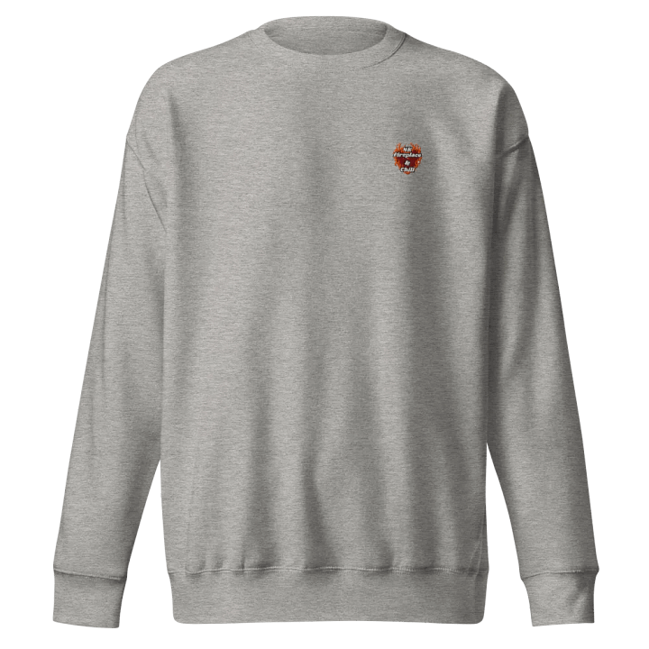 Flaming Heart - 4K Fireplace & Chill | Embroidered Sweatshirt product image (9)