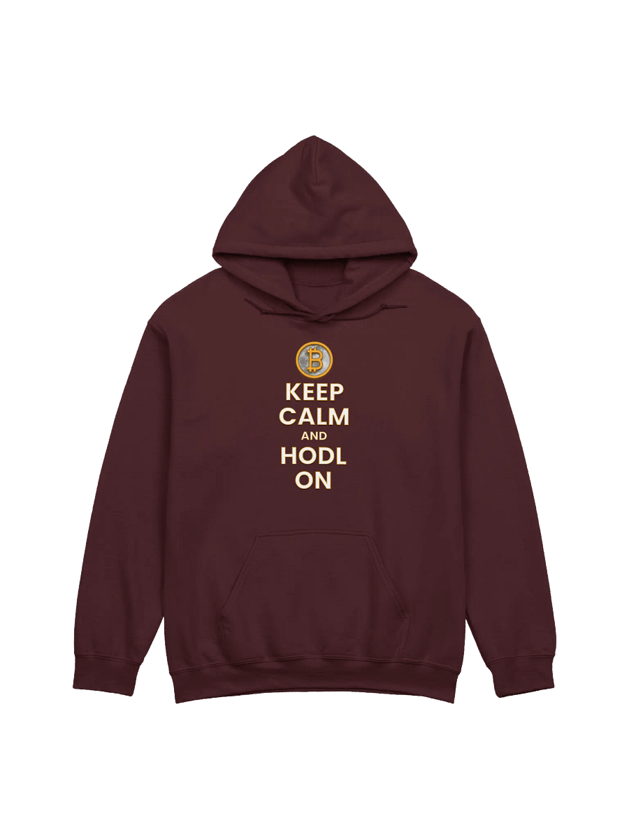 KEEP CALM AND HODL ON HOODIE product image (1)