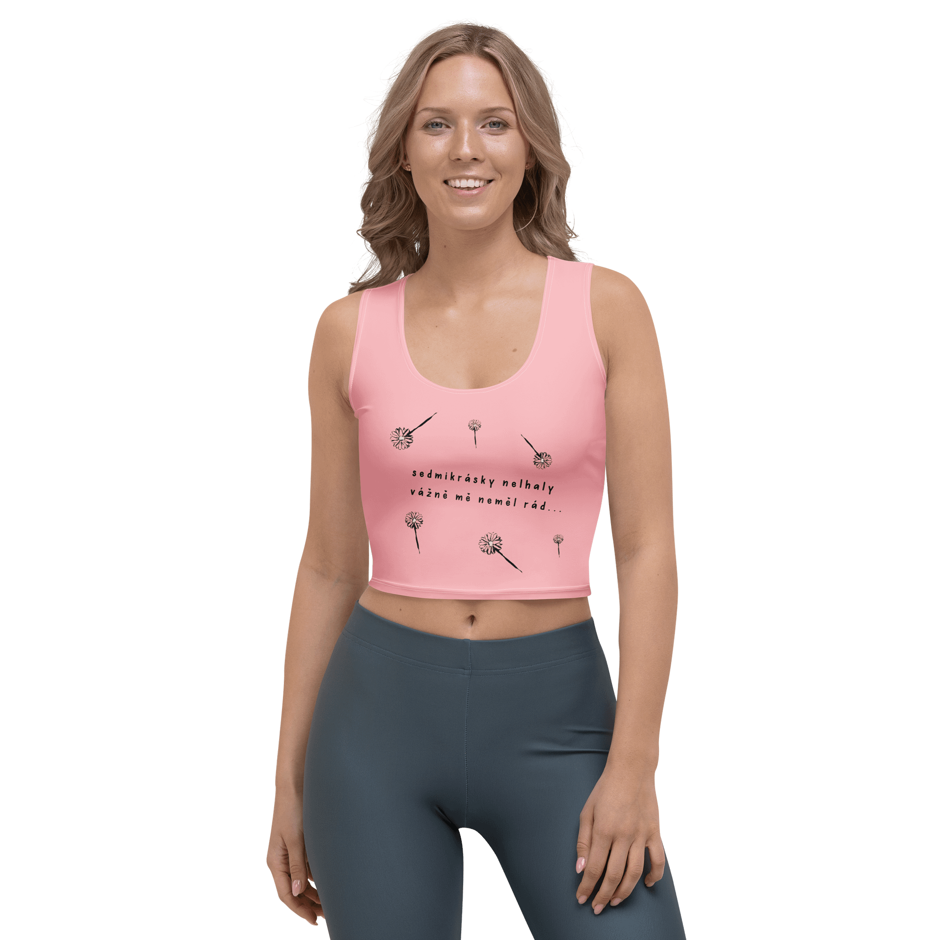 Princezniny sedmikrásky Pink Crop Top product image (1)