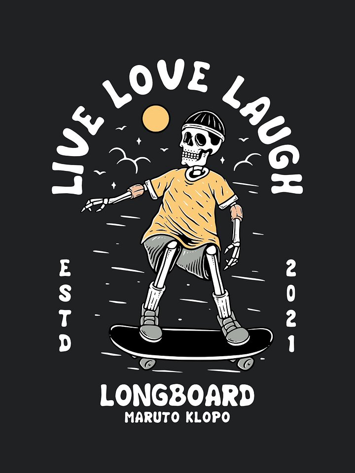 Live Love Laugh - Skateboard product image (2)