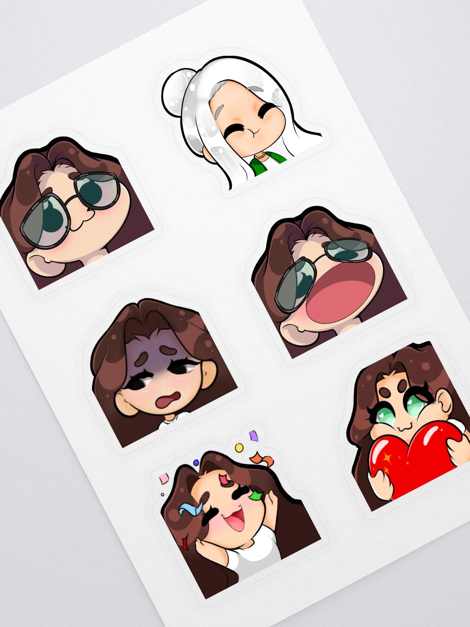 Emote Sticker Sheet #3 product image (1)