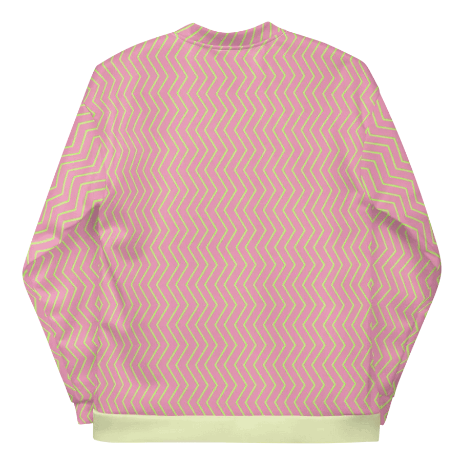 Zigzag Zest Pink Bomber Jacket product image (11)