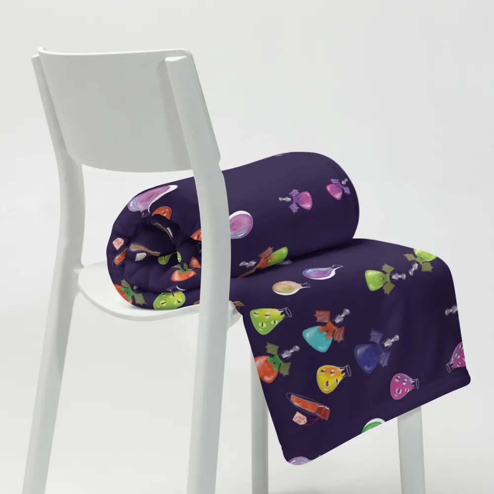 Potion Print Throw Blanket product image (20)