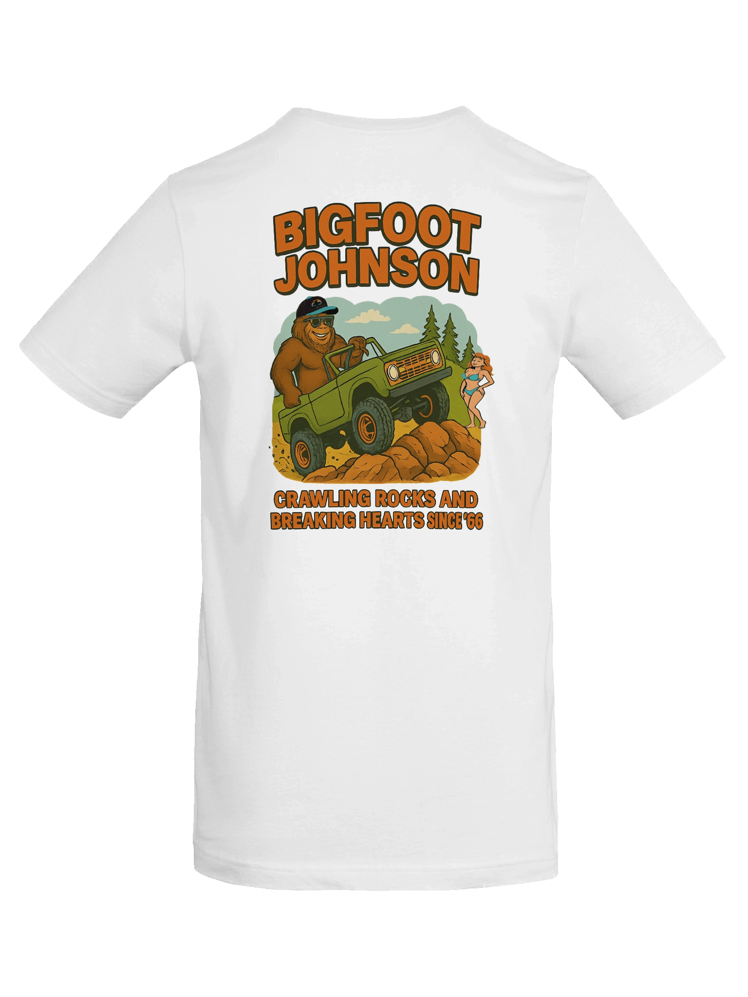 Bigfoot Johnson Breaking Hearts Tee (White) product image (8)